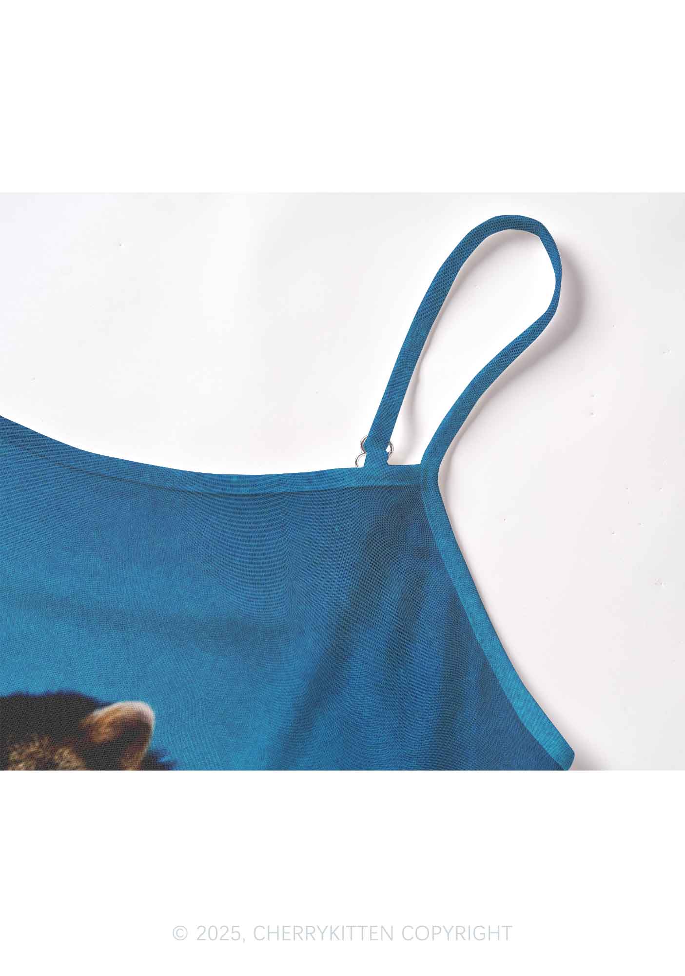 Bikini Raccoon Y2K Mesh Cami Tank Cherrykitten