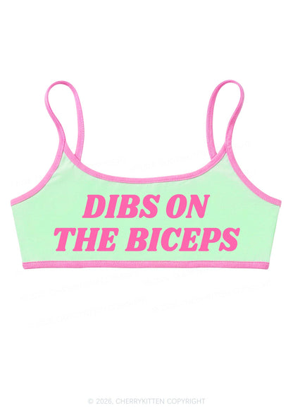 Dibs On The Biceps Y2K Super Crop Cami Cherrykitten