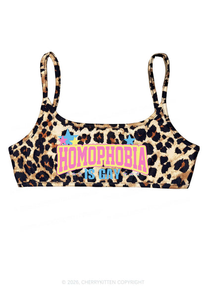 Homophobia Is Gay Pride Y2K Super Crop Cami Cherrykitten