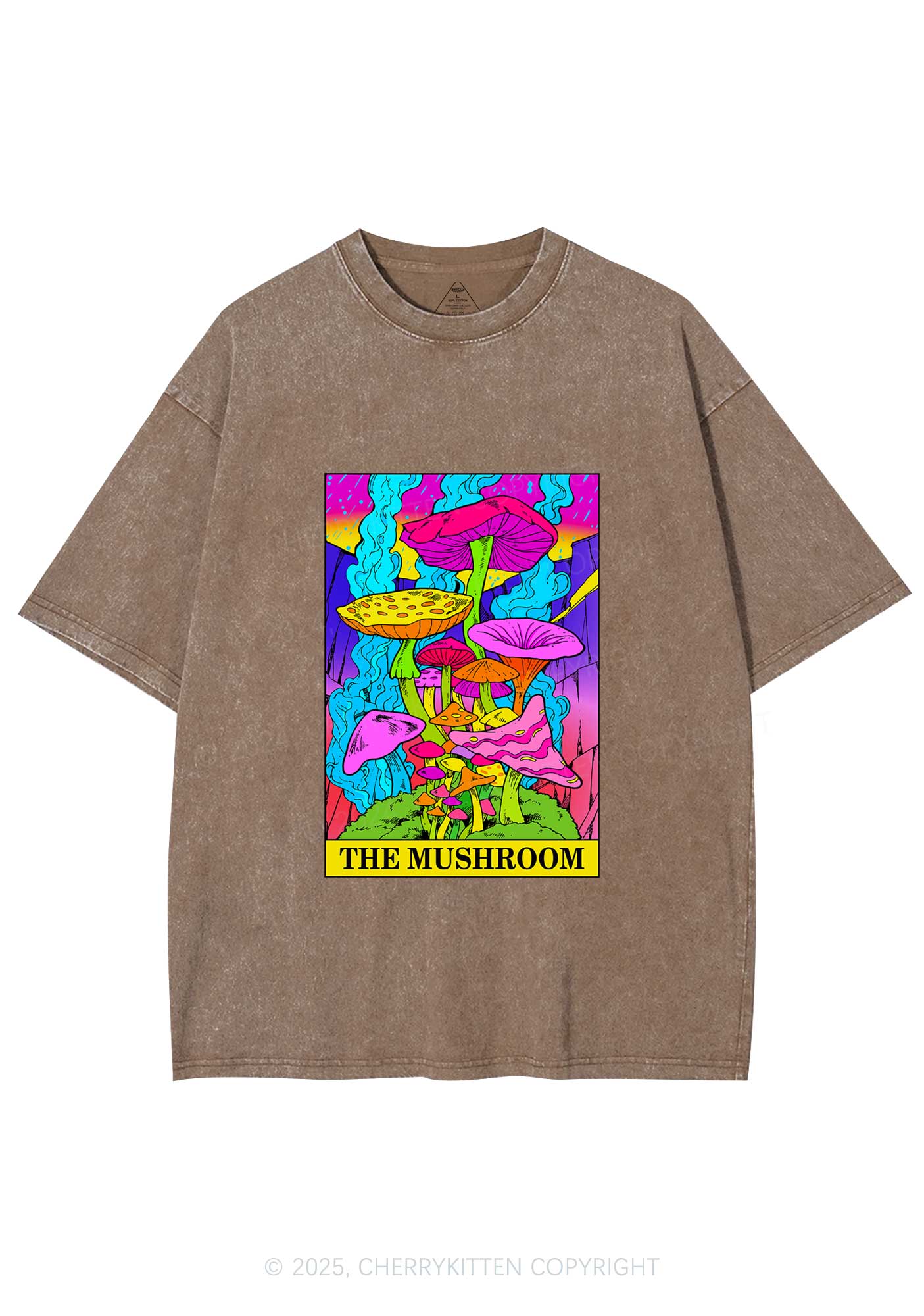 The Mushroom Y2K Washed Tee Cherrykitten