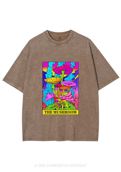 The Mushroom Y2K Washed Tee Cherrykitten