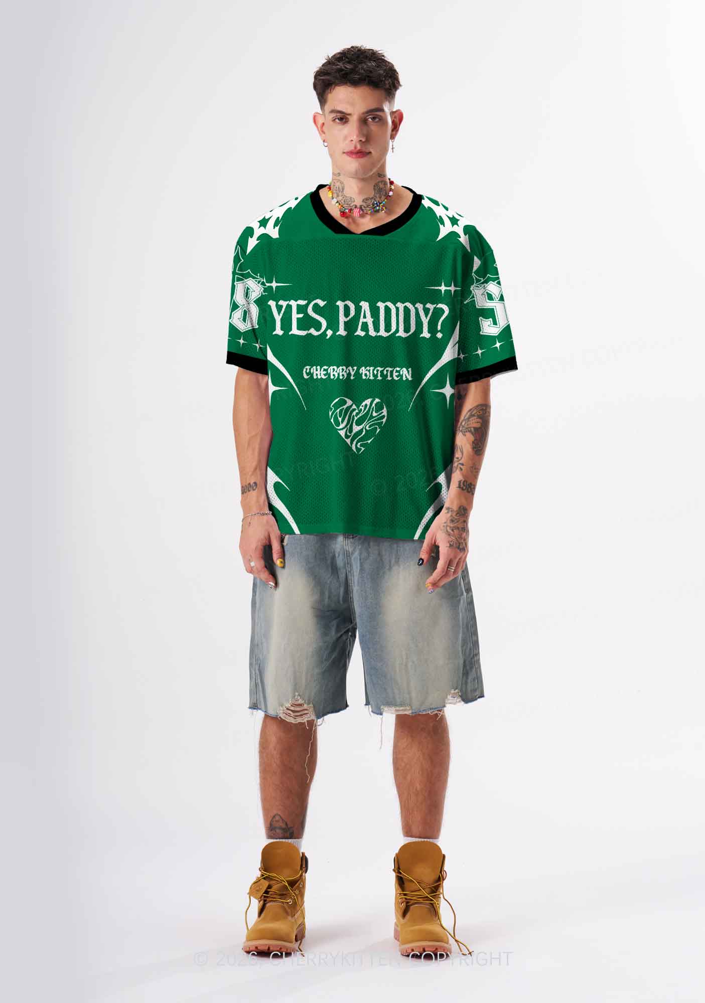 Yes Paddy St Patricks Y2K Sport Jersey Shirts Cherrykitten
