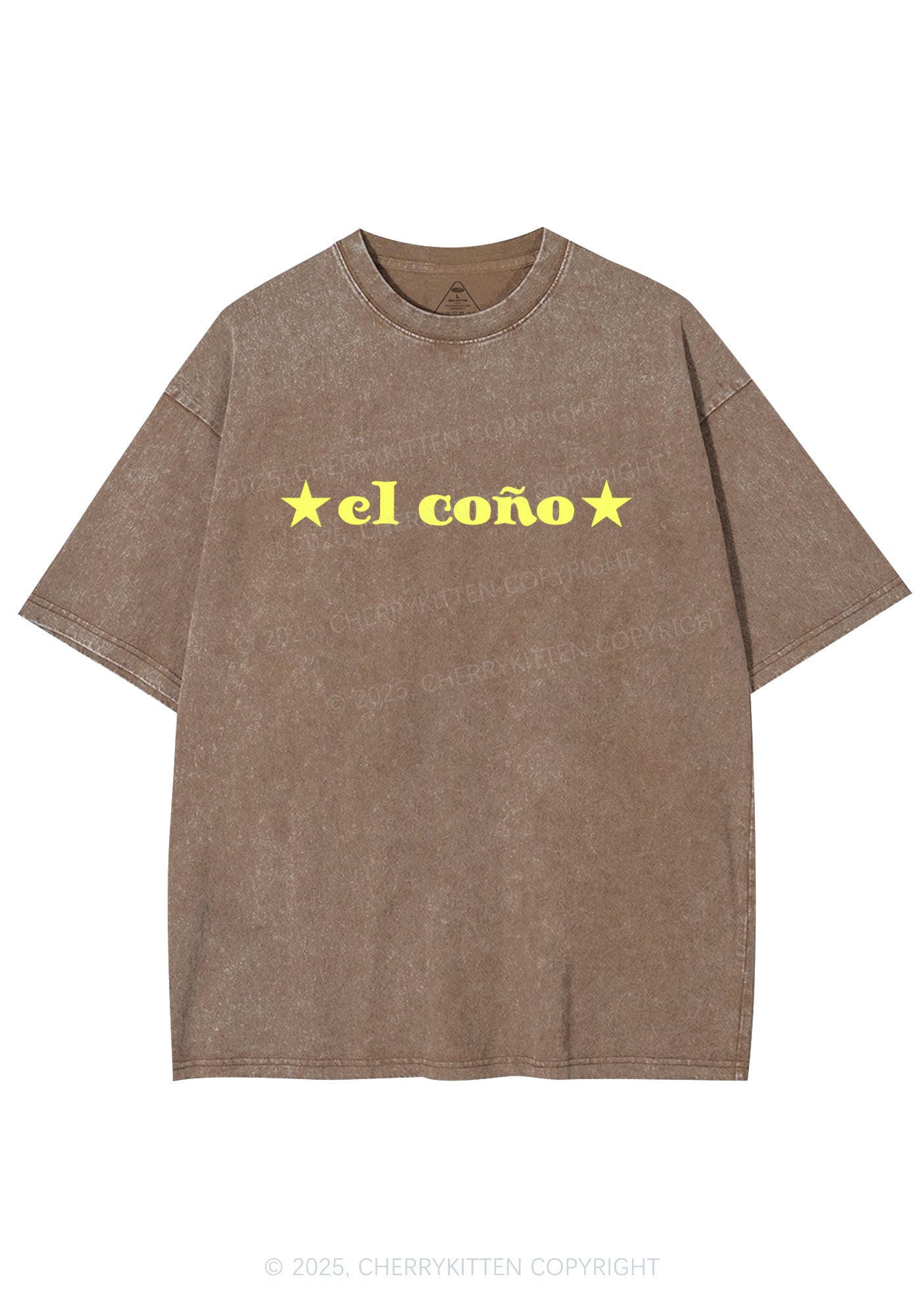El Cono Y2K Shirts Washed Tee Cherrykitten