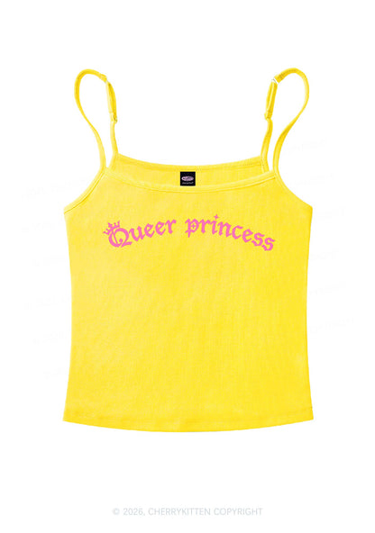 Queer Princess Pride Y2K Spaghetti Strap Cami Cherrykitten