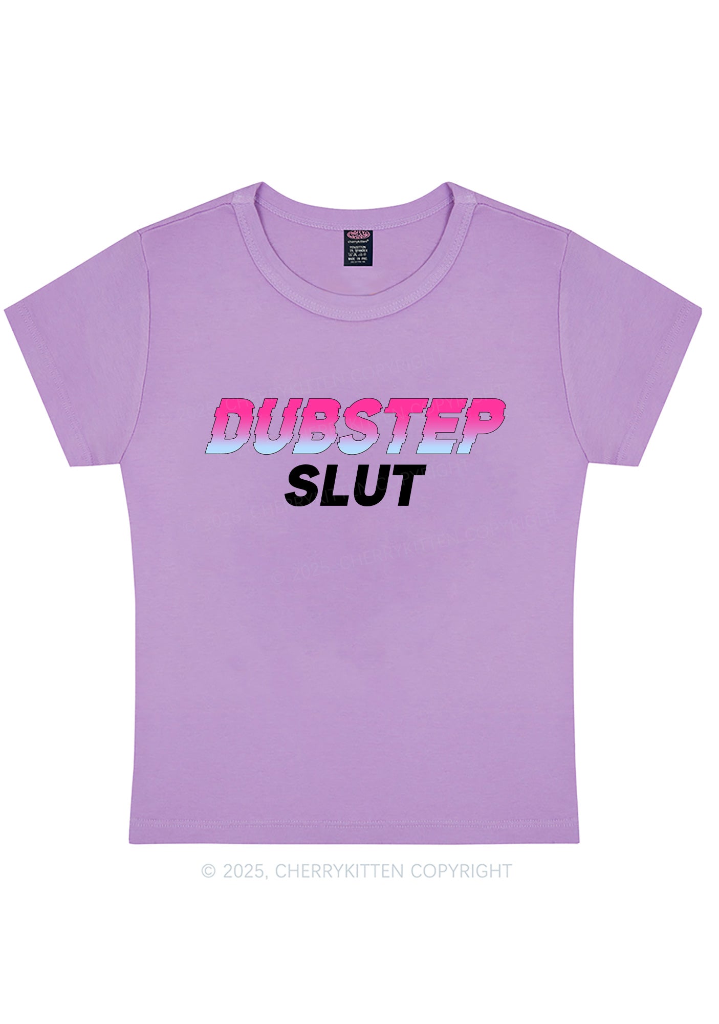 Dubstep Slxt Y2K Baby Tee Cherrykitten