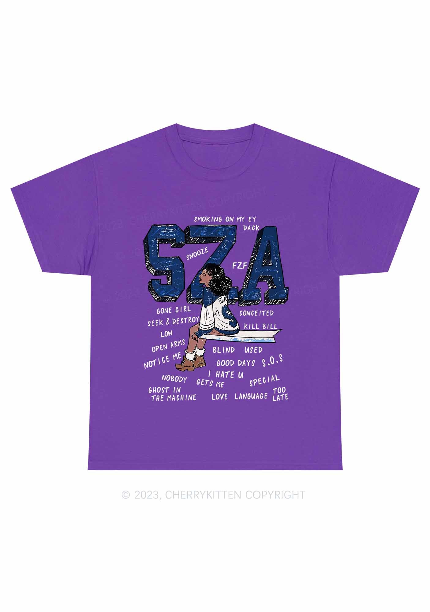 SZA Vintage Y2K Chunky Shirt Cherrykitten