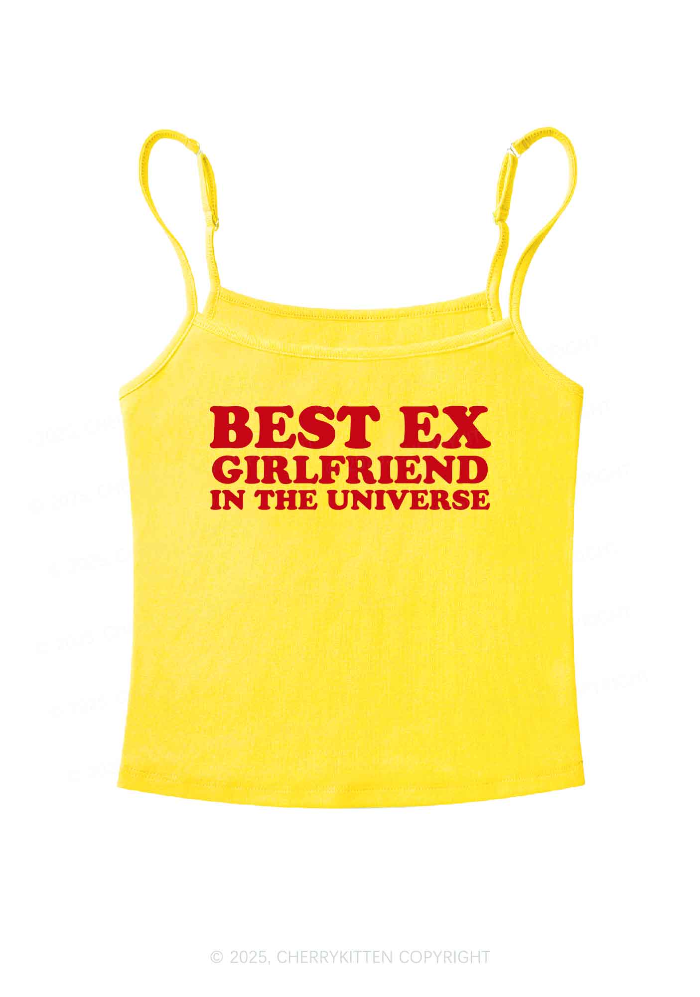 Universe Best Ex Girlfriend Y2K Spaghetti Strap Cami Cherrykitten