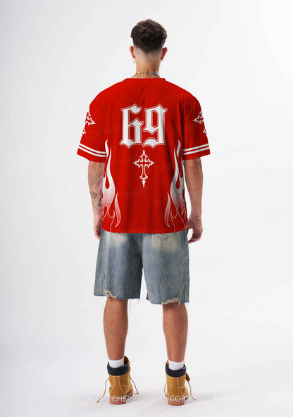 Better Faggot Than Fascist Skull Pride Y2K Sport Jersey Shirts Cherrykitten