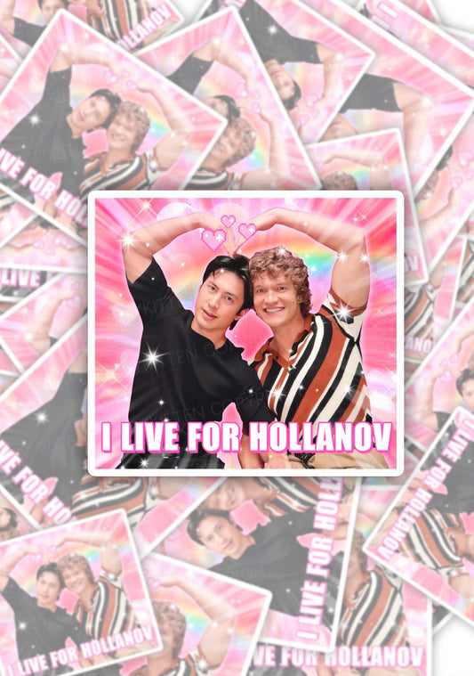 I Live For Hockey Duo HR 1pc Y2K Sticker Cherrykitten