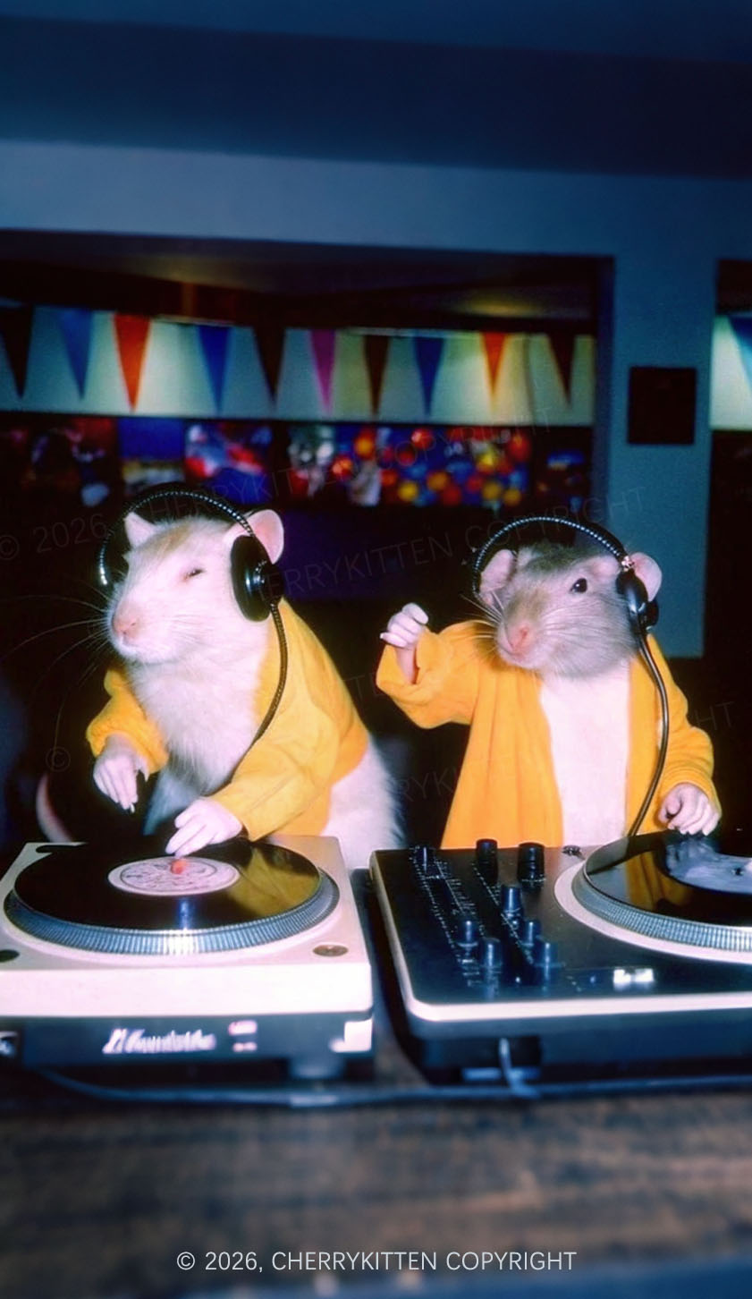 DJ Rats Y2K Phone Case Cherrykitten