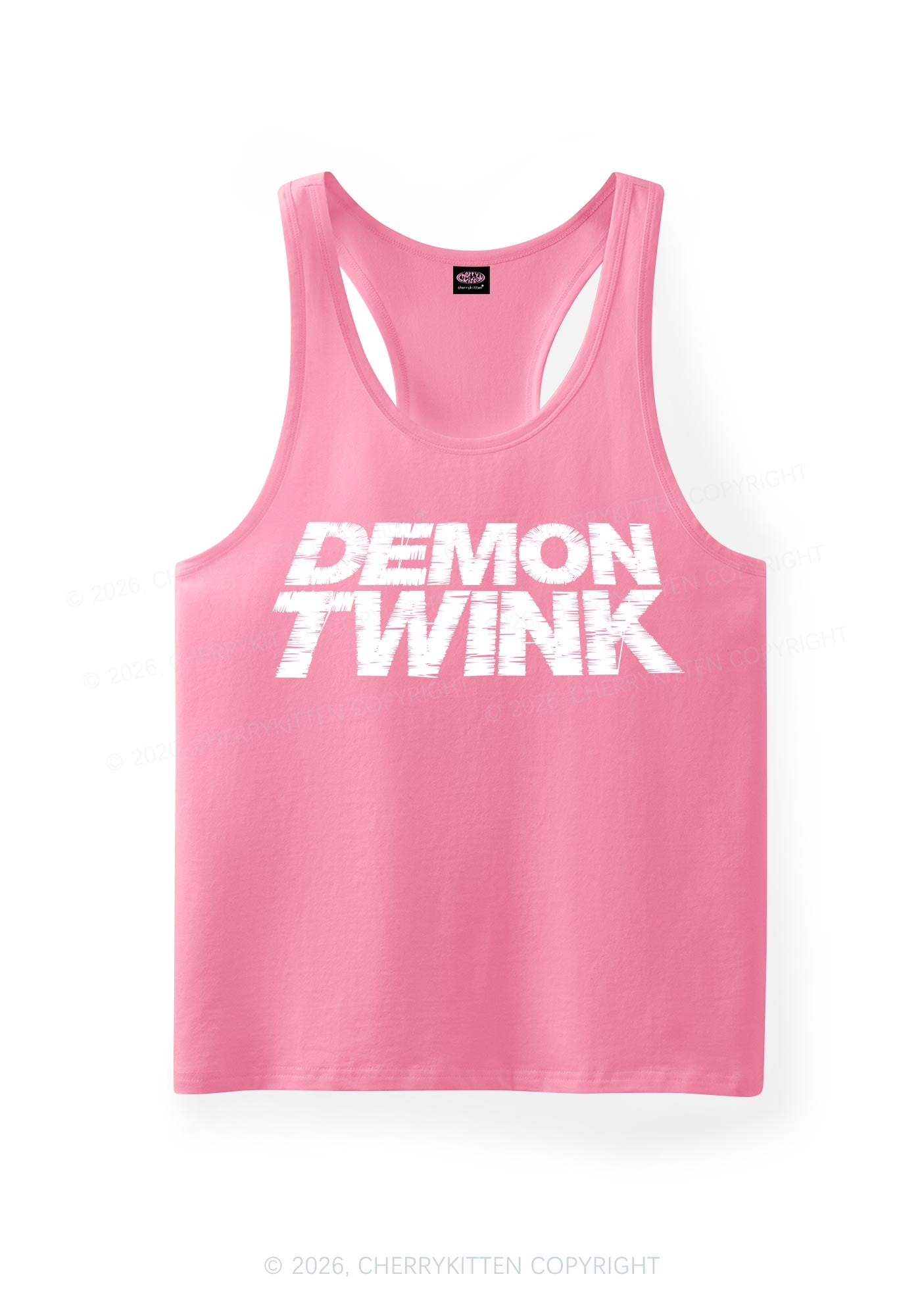 Demon Twink Pride Y2K Men Racerback Tank Top Cherrykitten