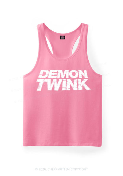 Demon Twink Pride Y2K Men Racerback Tank Top Cherrykitten