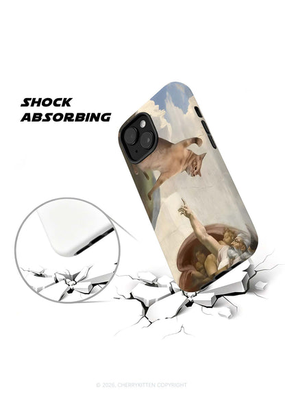 God Give Cat Y2K Phone Case Cherrykitten