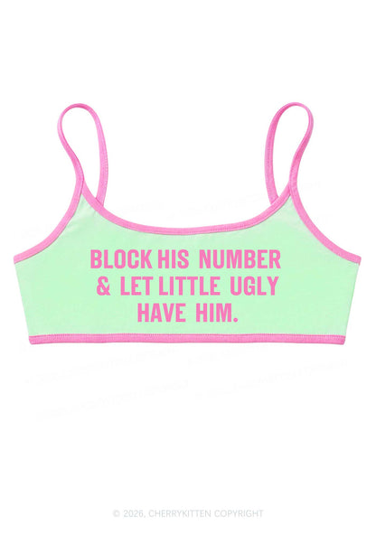 Let Little Ugly Have Him Y2K Super Crop Cami Cherrykitten
