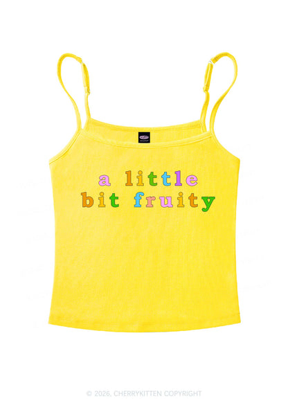 A Little Bit Fruity Pride Y2K Spaghetti Strap Cami Cherrykitten