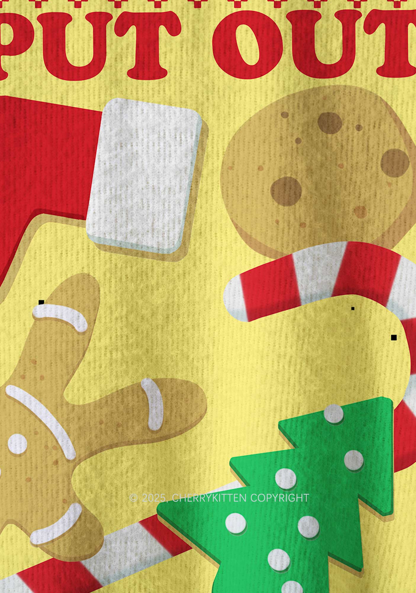 Put Out For Santa Y2K Christmas Knit Sweatshirt Cherrykitten