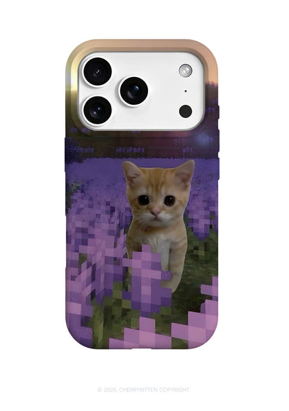 Lavender Kitten Y2K Phone Case Cherrykitten
