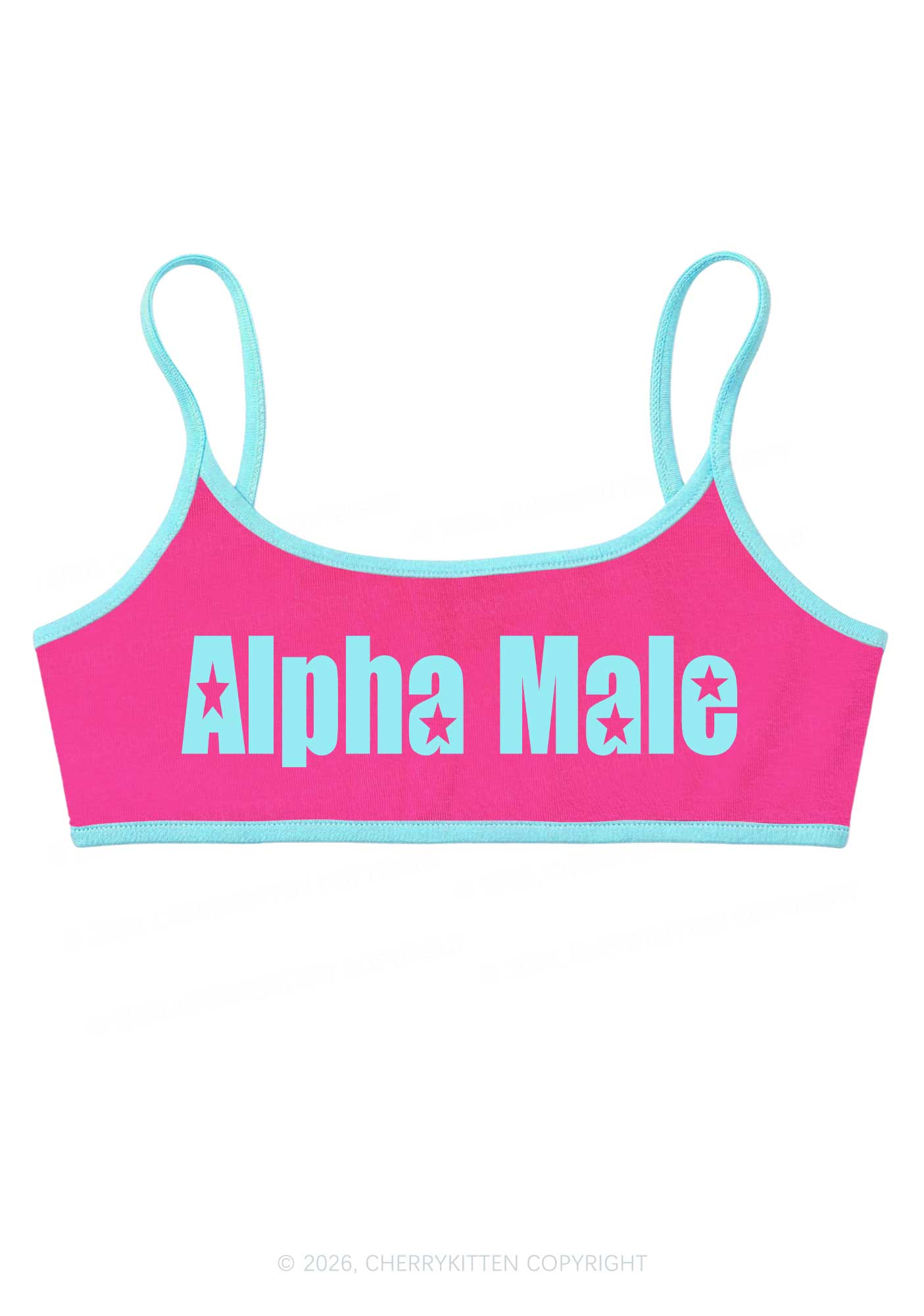 Alpha Male Y2K Super Crop Cami Cherrykitten
