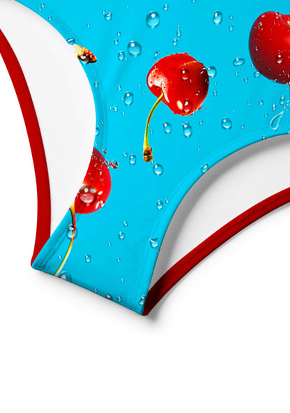 Fresh Cherry Y2K Print Bikini Set Cherrykitten