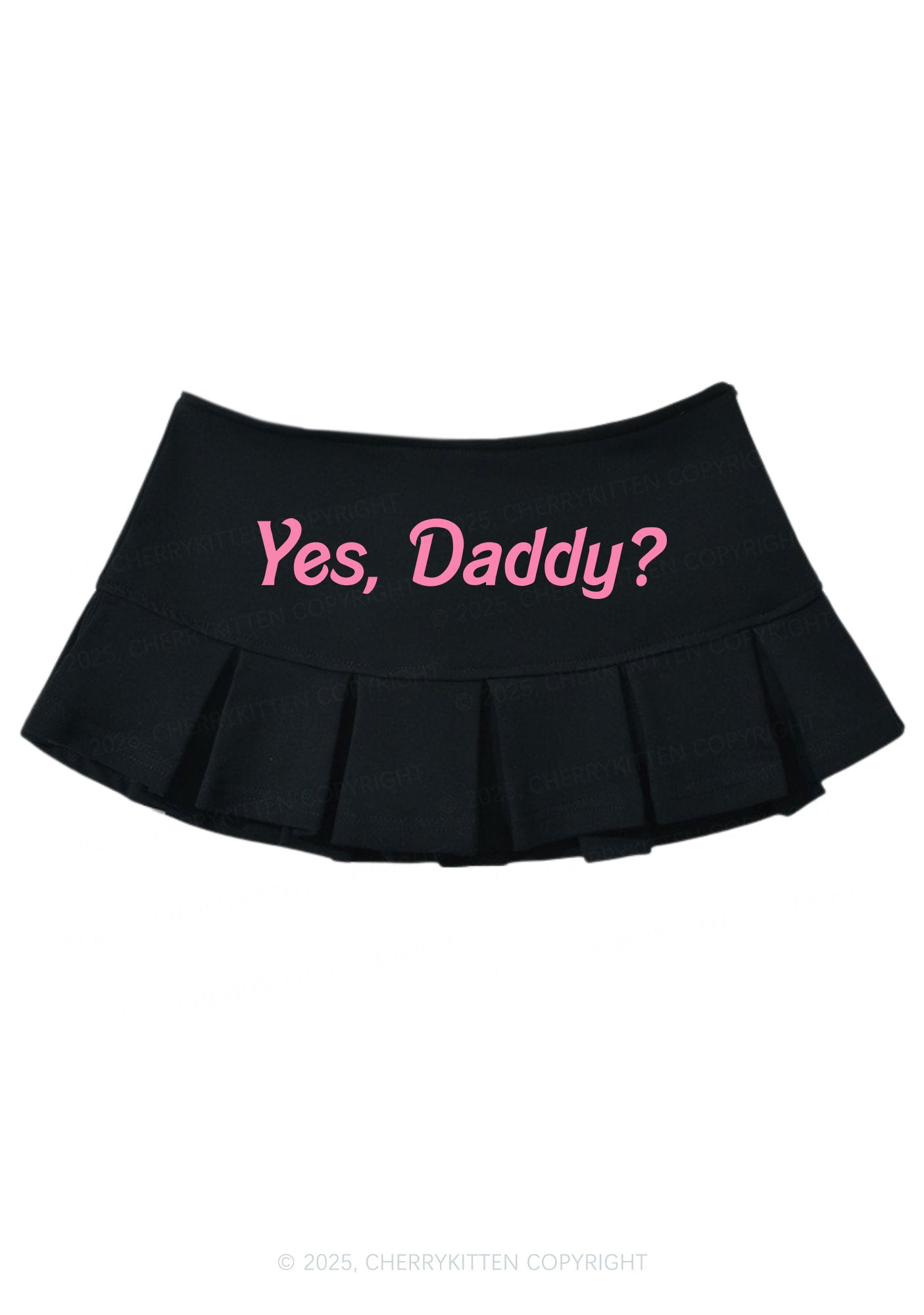 Yes Daddy Y2K Mini Pleated Skirts Cherrykitten