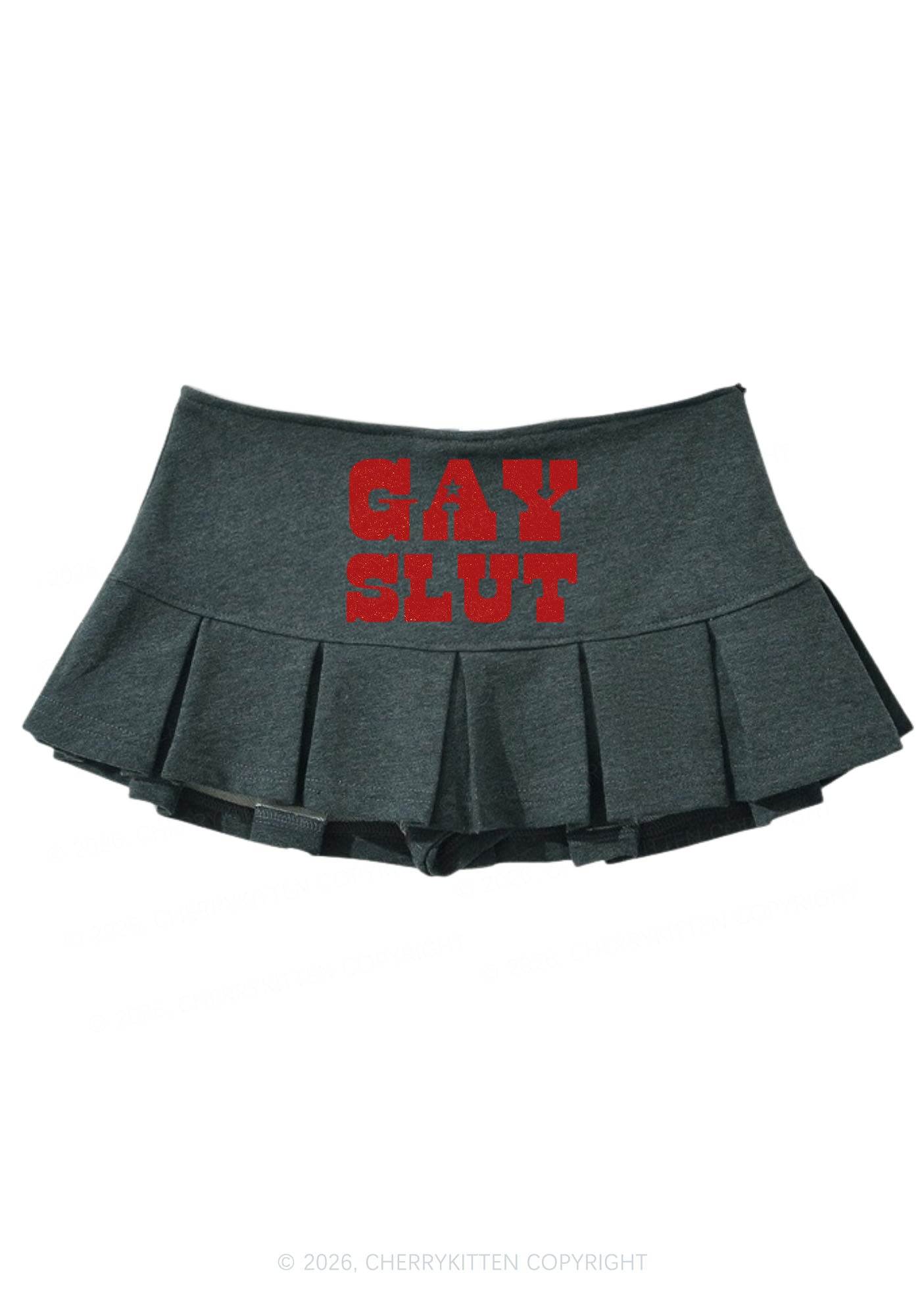 Gay Slxt Pride Y2K Mini Pleated Skirts Cherrykitten