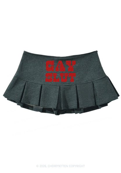 Gay Slxt Pride Y2K Mini Pleated Skirts Cherrykitten