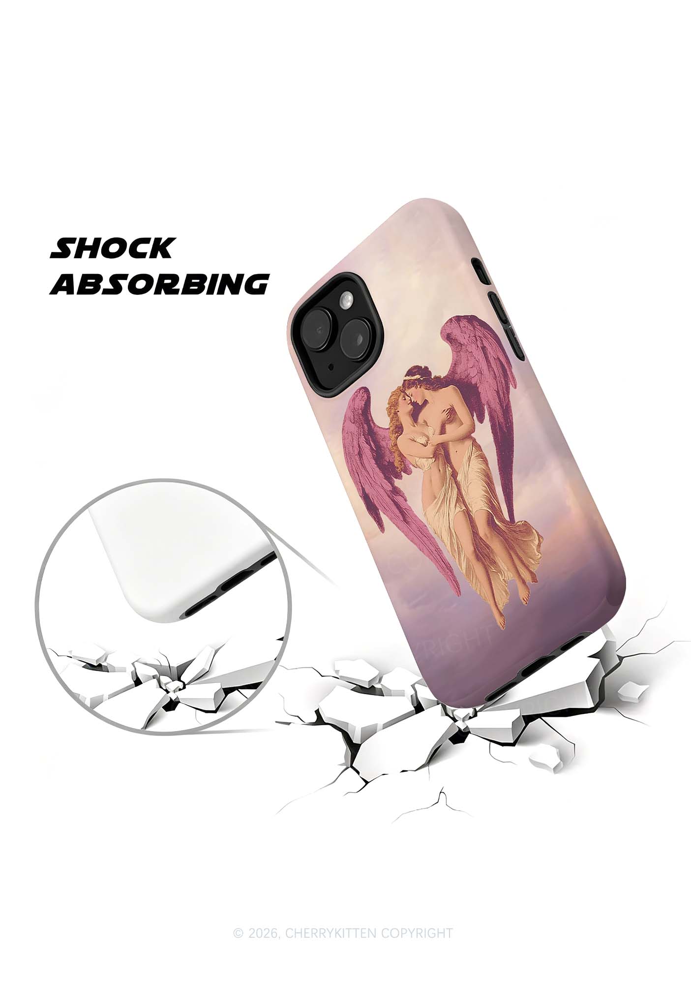 Angel Lesbians Pride Y2K Phone Case Cherrykitten