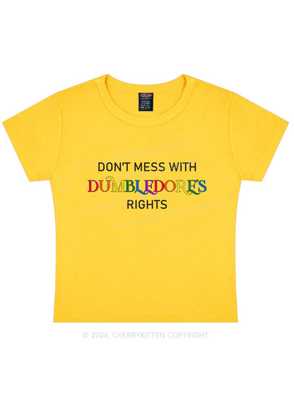 Dumbledore's Rights Y2K Baby Tee Cherrykitten