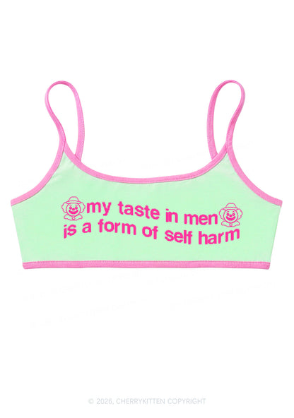 My Taste In Men Y2K Super Crop Cami Cherrykitten