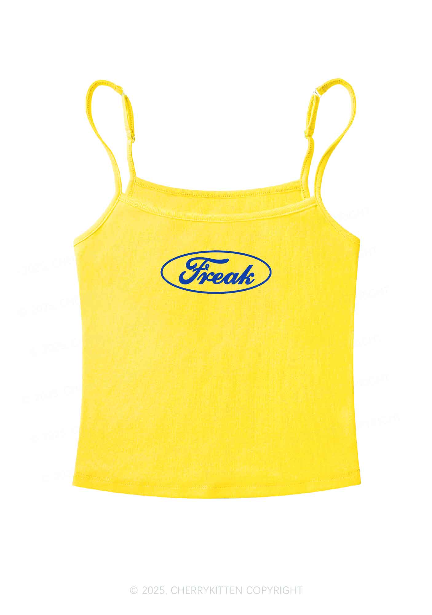 Oval Freak Y2K Spaghetti Strap Cami Cherrykitten