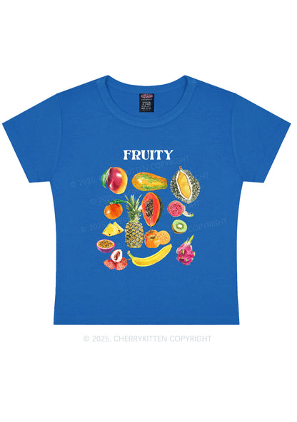 Fruity Y2K Baby Tee Cherrykitten