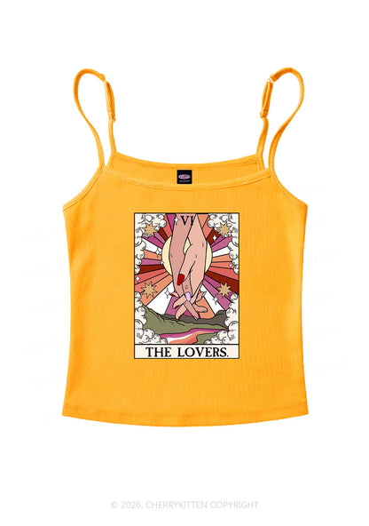 The Lesbian Lovers Pride Y2K Spaghetti Strap Cami Cherrykitten
