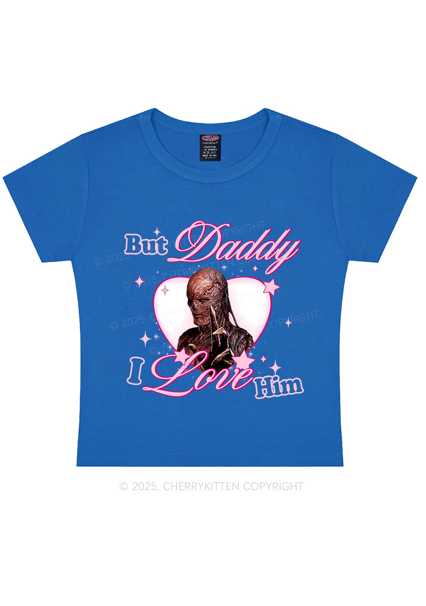 Daddy I Love VN Y2K Baby Tee Cherrykitten