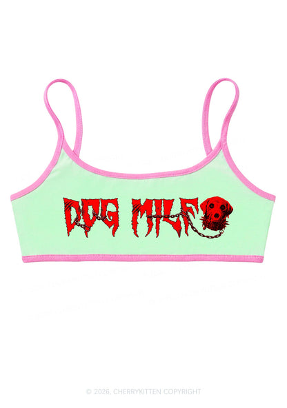 Halloween Bloody Chain Dog Mxxf Y2K Super Crop Cami Cherrykitten