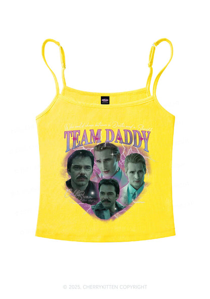 Team Daddy Y2K Spaghetti Strap Cami Cherrykitten