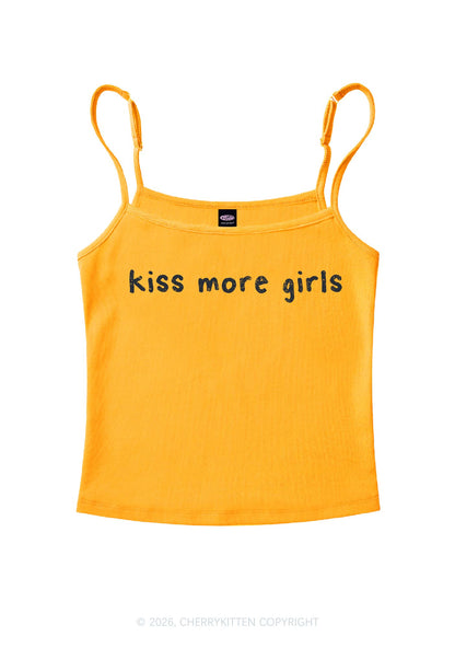 Kiss More Girls Y2K Spaghetti Strap Cami Cherrykitten