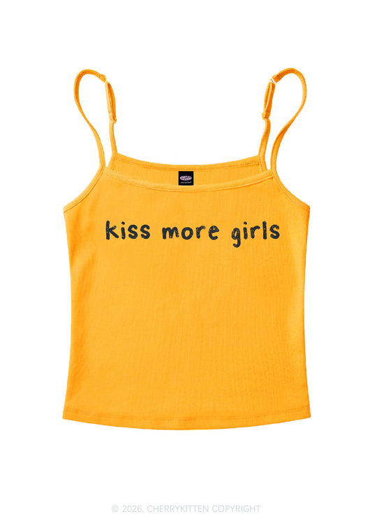 Kiss More Girls Y2K Spaghetti Strap Cami Cherrykitten