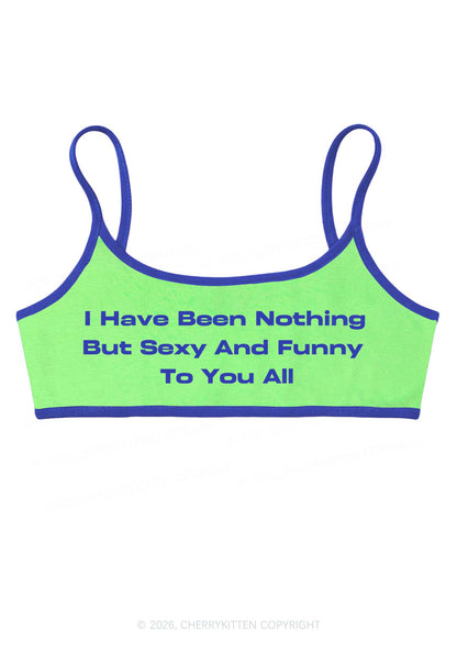 I Have Been Funny Y2K Super Crop Cami Cherrykitten