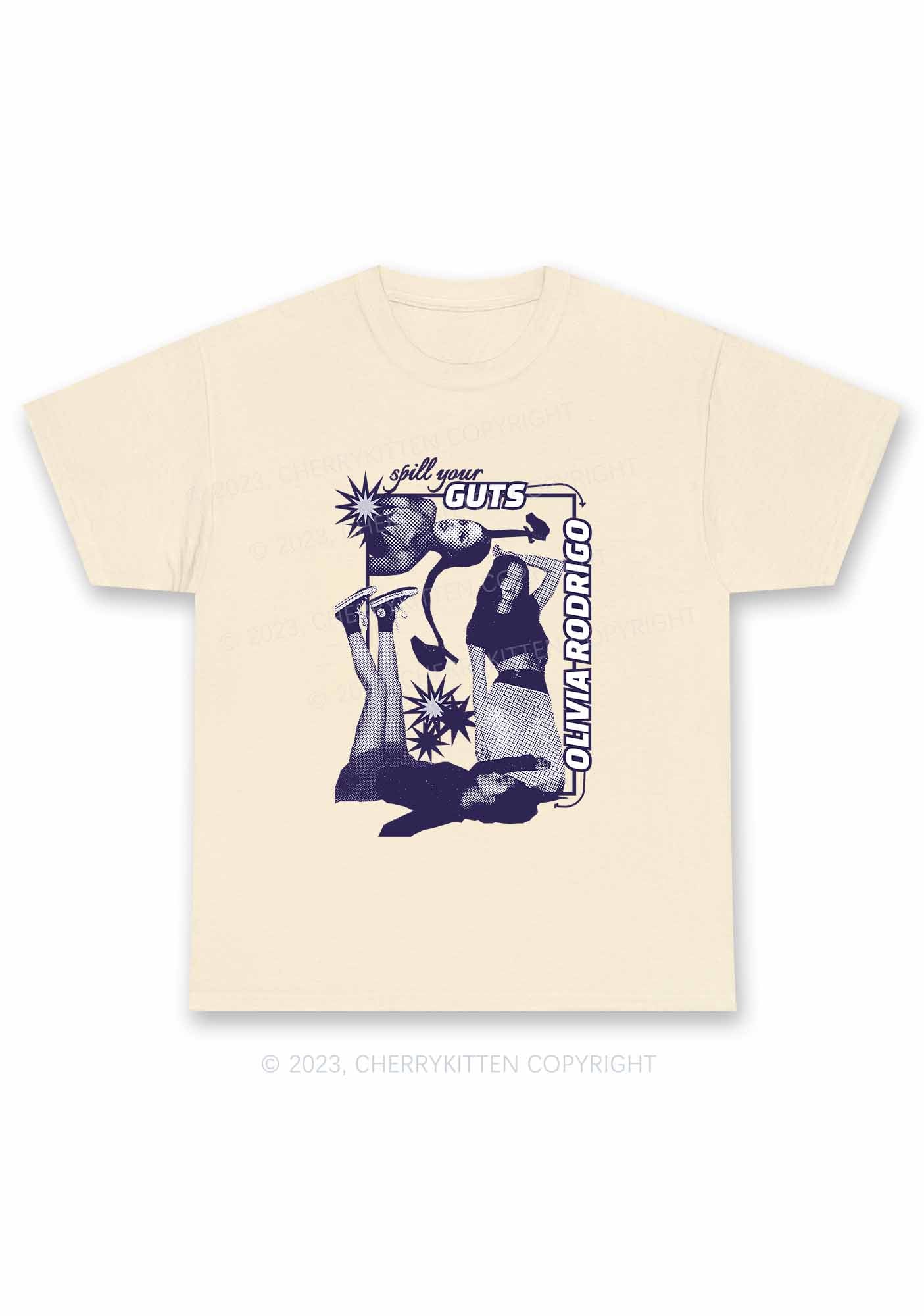 Spill Your Guts Y2K Chunky Shirt Cherrykitten