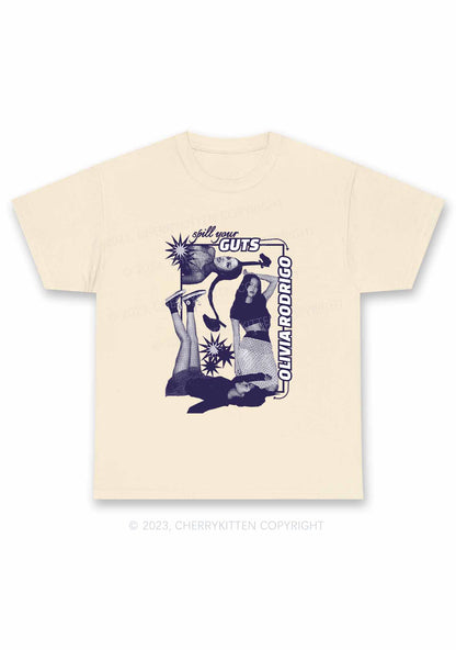 Spill Your Guts Y2K Chunky Shirt Cherrykitten