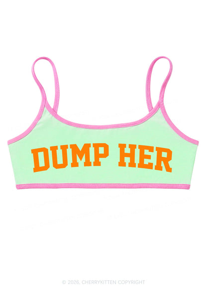 Dump Her Y2K Super Crop Cami Cherrykitten