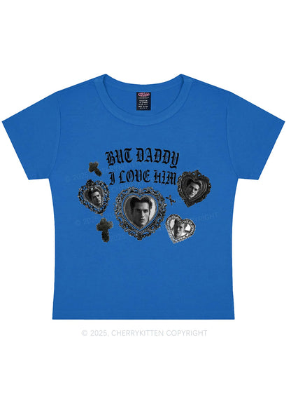 Gothic But Daddy I Love Him Y2K Baby Tee Cherrykitten