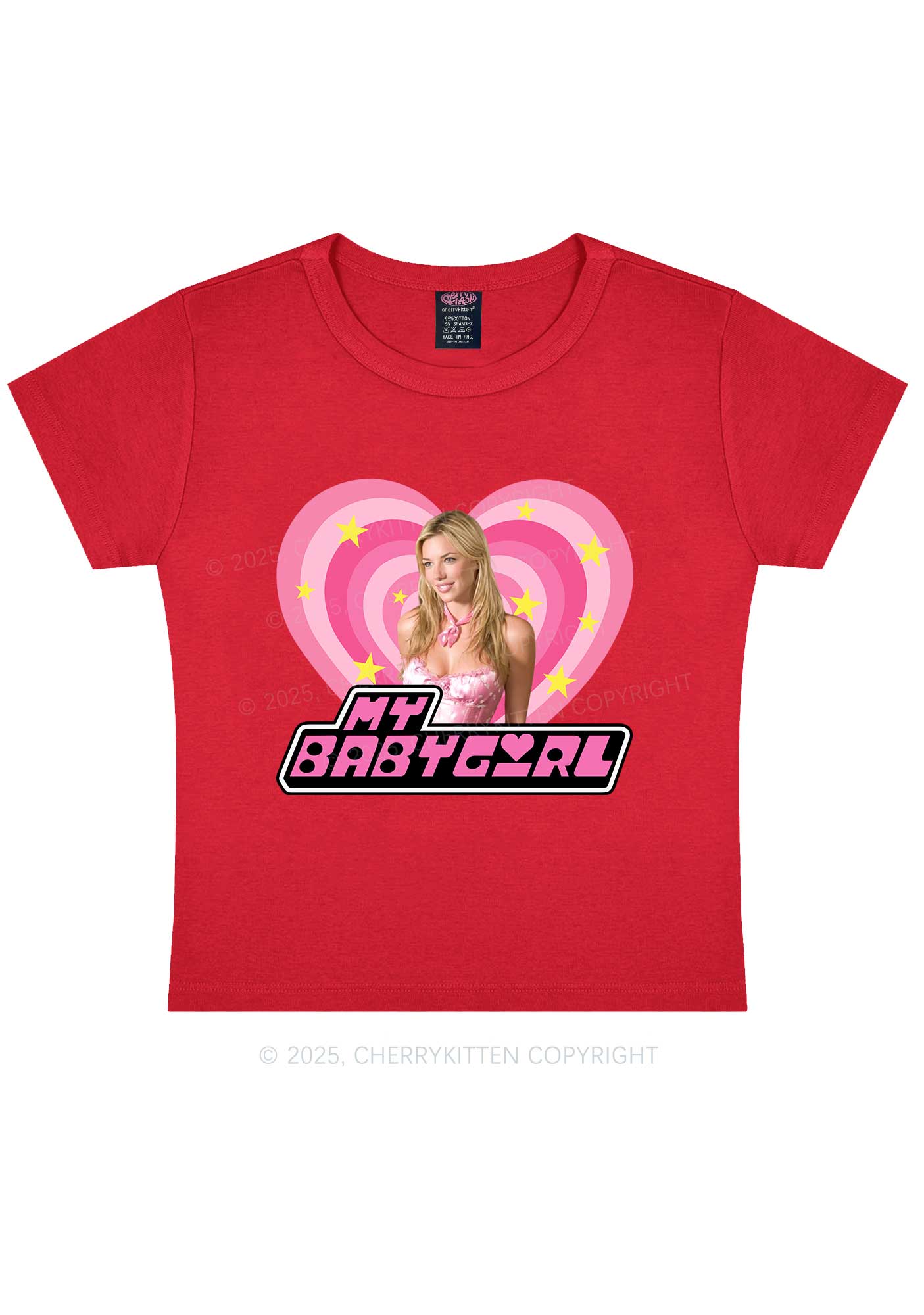 Custom Love My Babyboy Y2K Baby Tee Cherrykitten