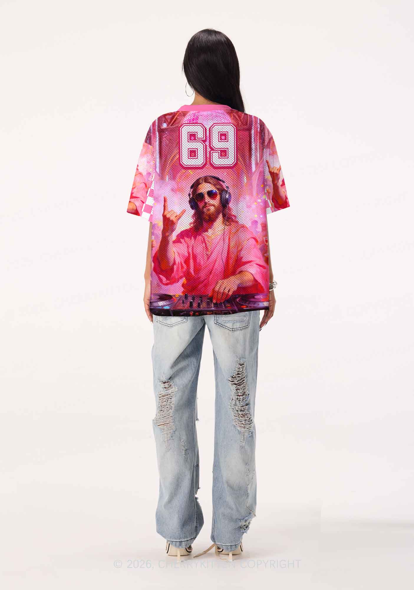 DJ Jesus Y2K Sport Jersey Shirts Cherrykitten
