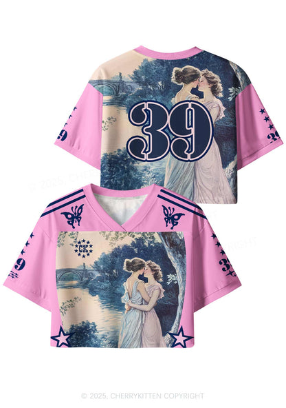 Custom Best Friends Pride Y2K Crop Sport Jersey Shirts Cherrykitten