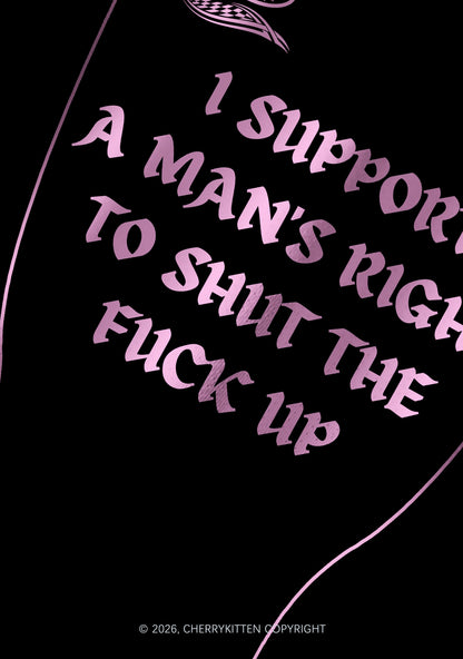 I Support A Mans Right Y2K Football Jersey Shirts Cherrykitten