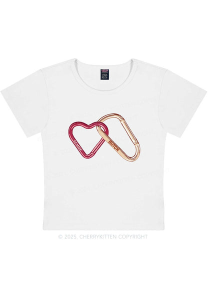 Femme Butch Y2K Baby Tee Cherrykitten