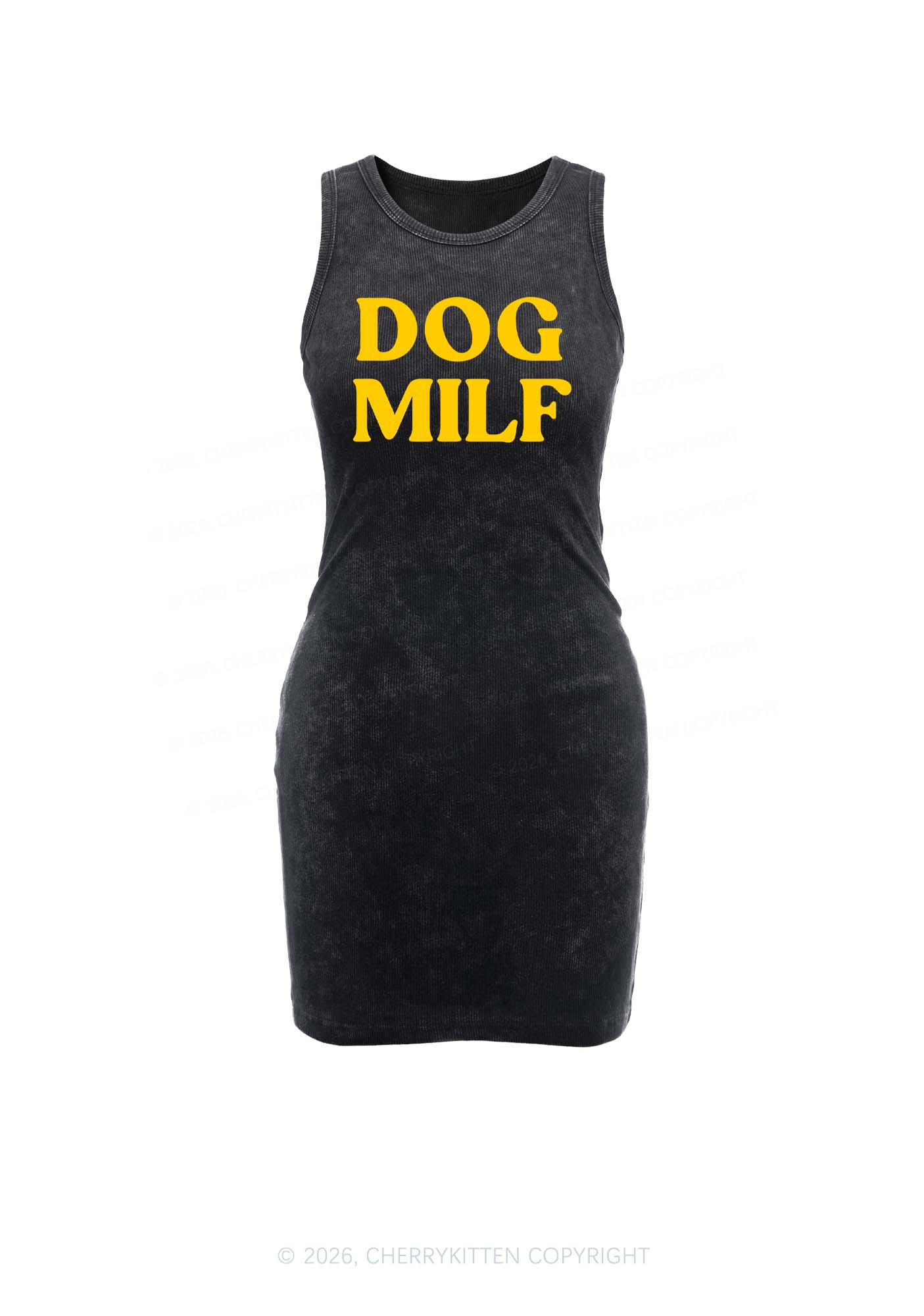 Dog Mxxf Y2K Washed Tank Dress Cherrykitten