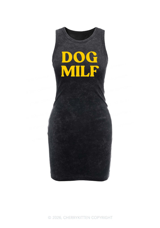 Dog Mxxf Y2K Washed Tank Dress Cherrykitten