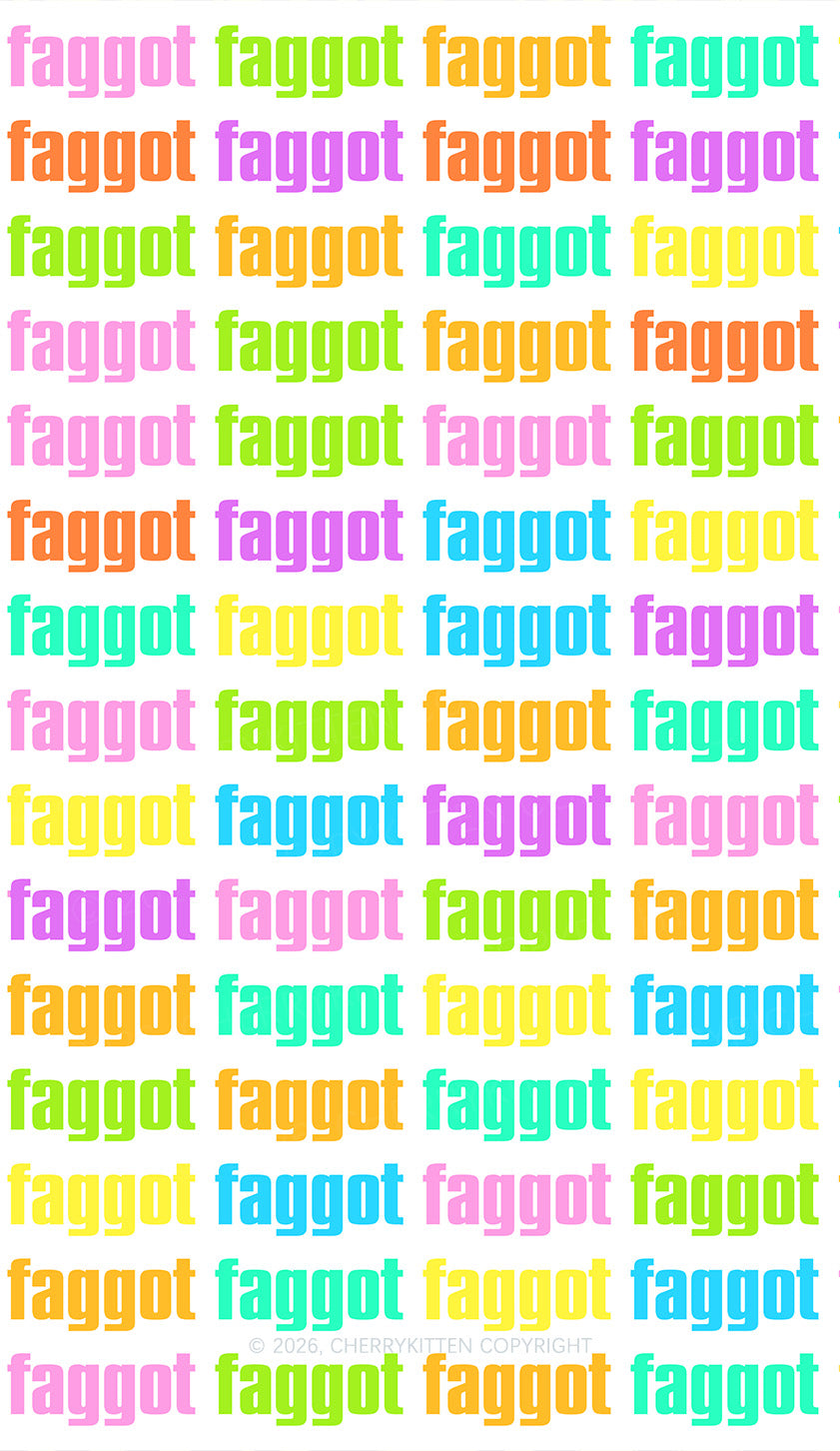 Rainbow Faggot Slogan Pride Y2K Phone Case Cherrykitten